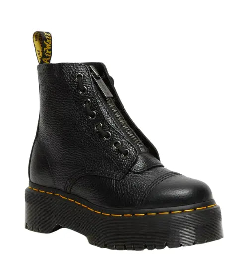 Sinclair - Black Milled Nappa Boots