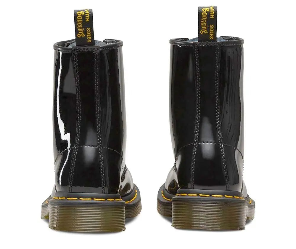 Dr Martens 1460 Black Patent Lamper 8-Eye Leather Boots