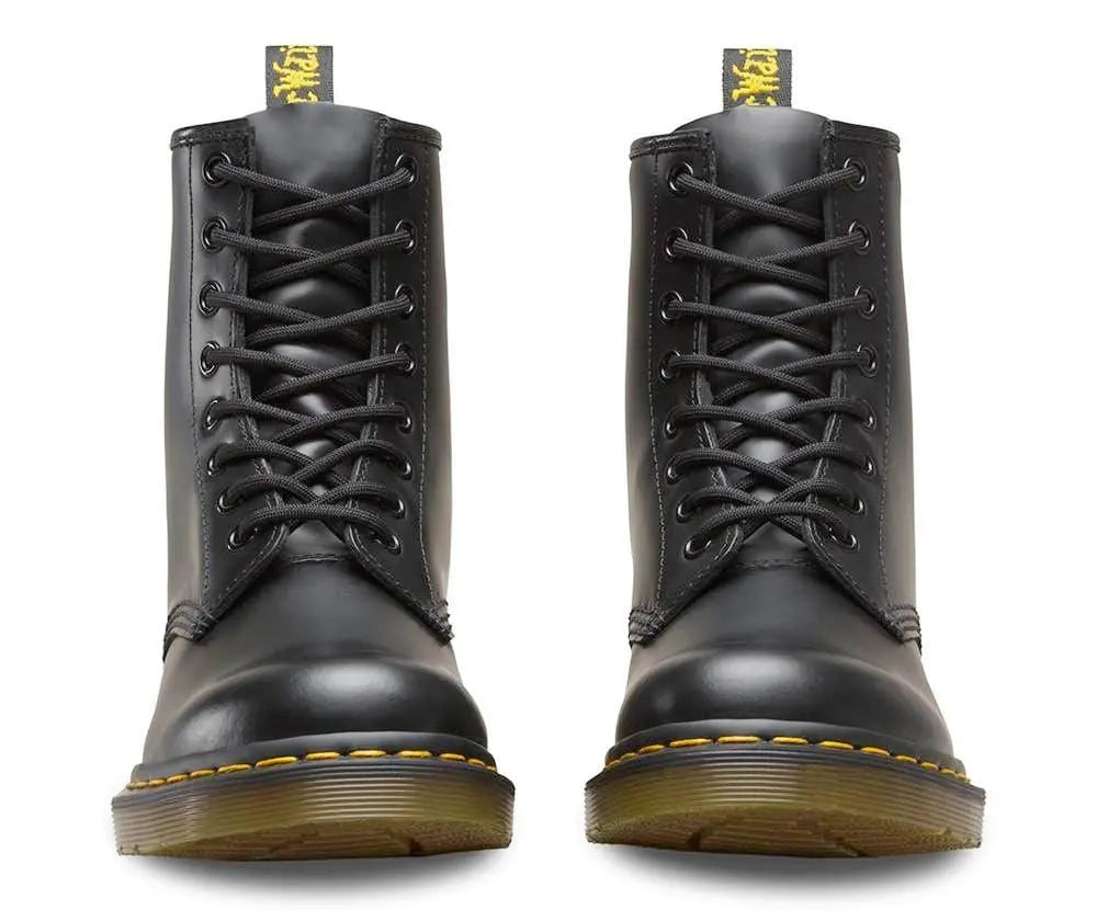 1460 Black Smooth Leather 8-Eye Boots