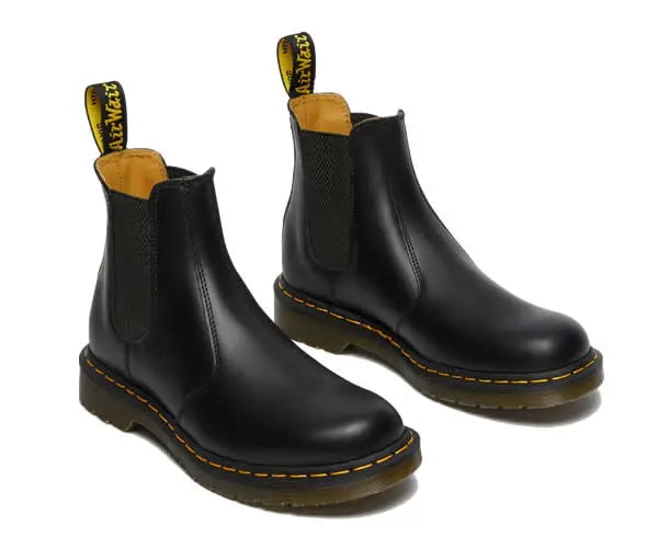 2976 YS - Black Smooth Leather Boots
