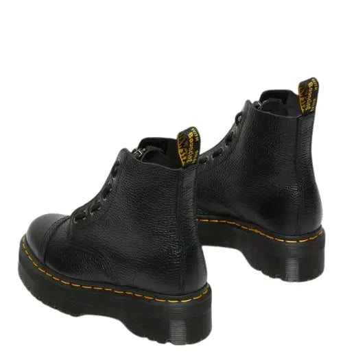 Sinclair - Black Milled Nappa Boots