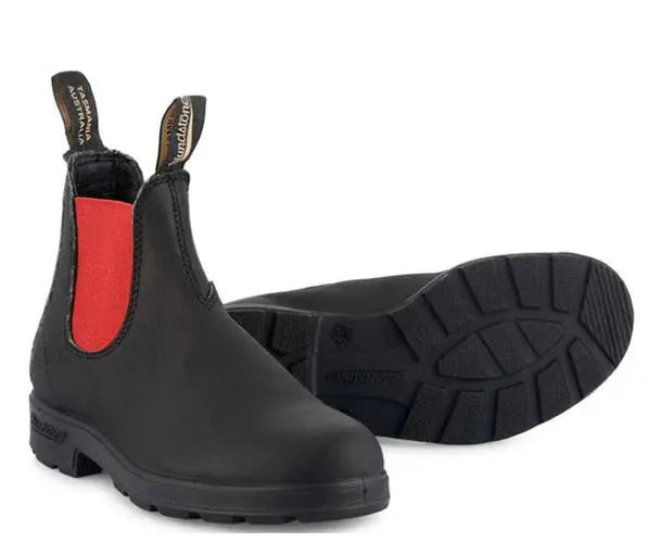 508 - Black/Red Boots