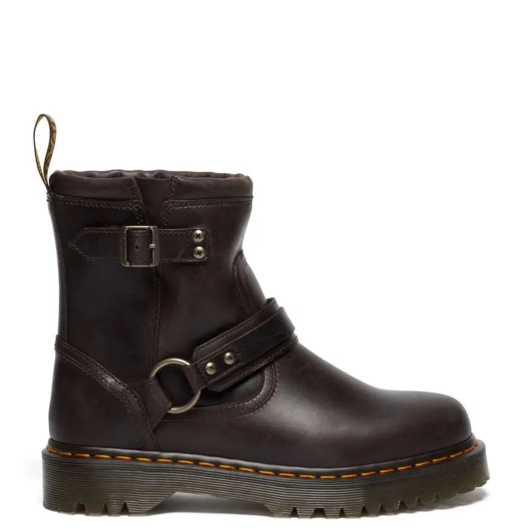 Anistone Harness Biker Boot - Gaucho Brown Leather