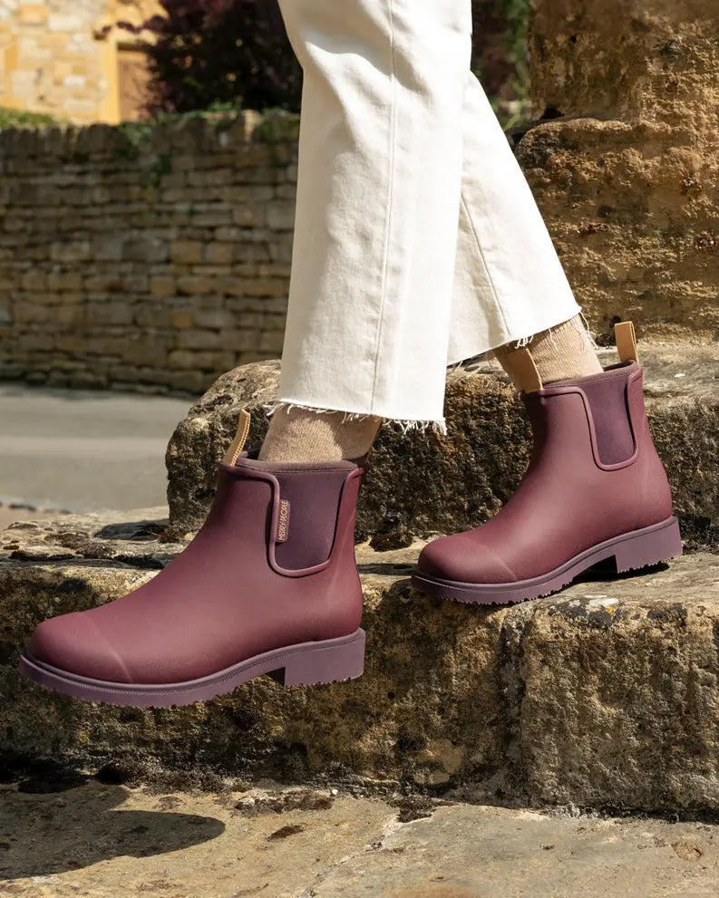 Merry People Bobbi Waterproof Boots - Dark Cherry