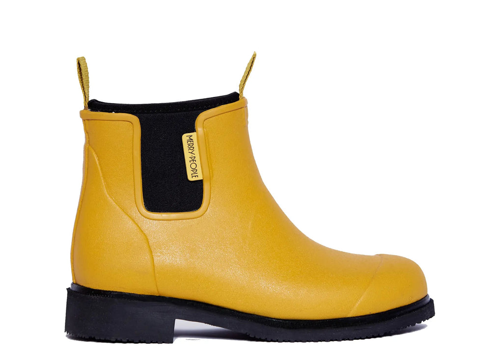 Merry People Bobbi Waterproof Boots - Mustard Yellow