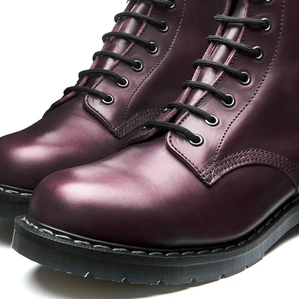 Solovair Derby Boot - Gaucho Burgundy Leather