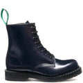 Solovair Derby Boot - Navy Blue Leather