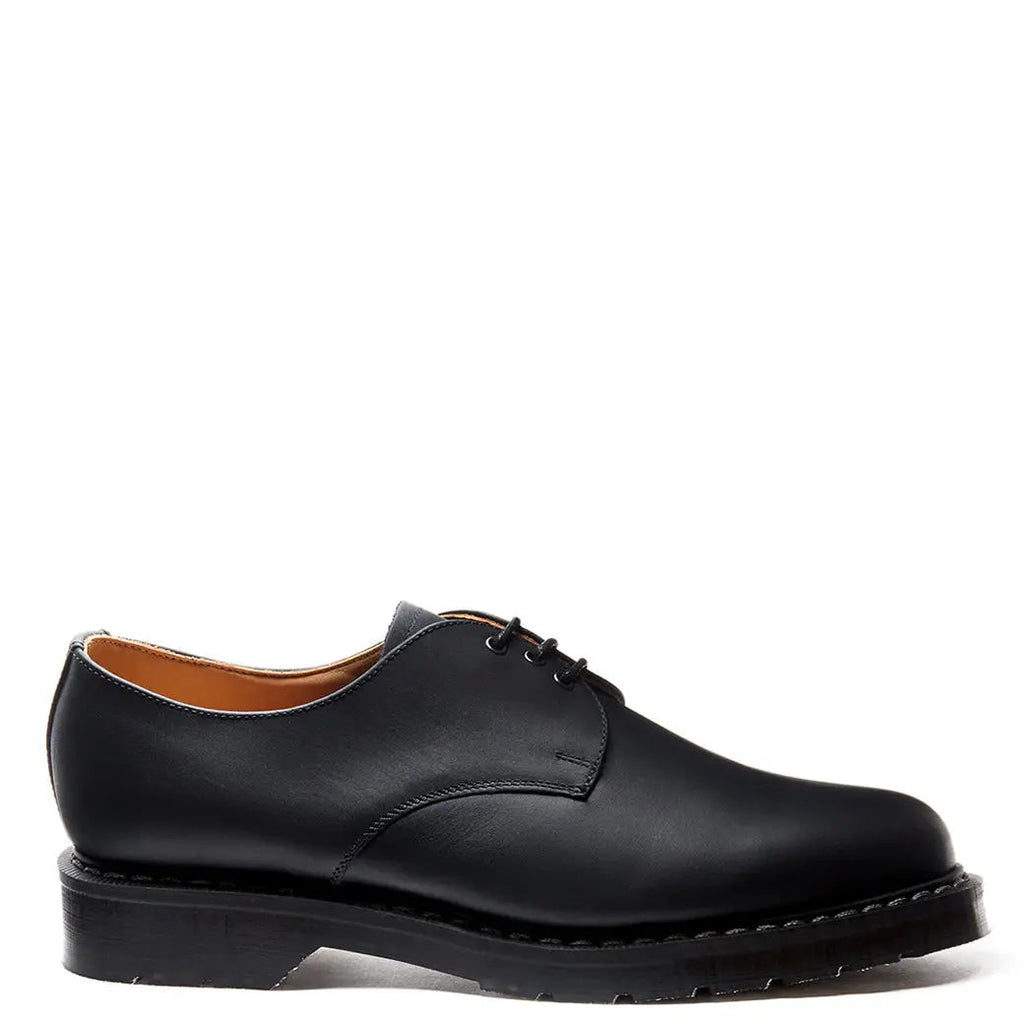 Solovair Gibson Shoe - Black Greasy