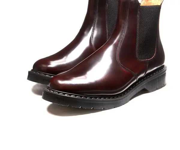Solovair Dealer Boot - Burgundy Rub-Off