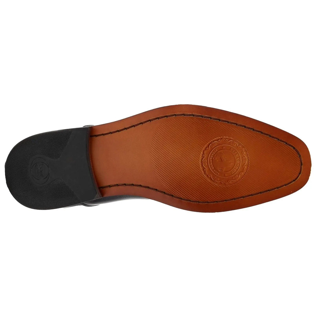 Base London Marley Plain Toe Derby Shoe - Navy
