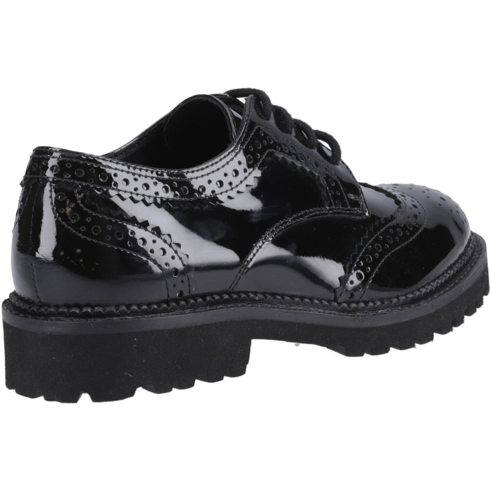 Gabi Lace Up Patent Jnr