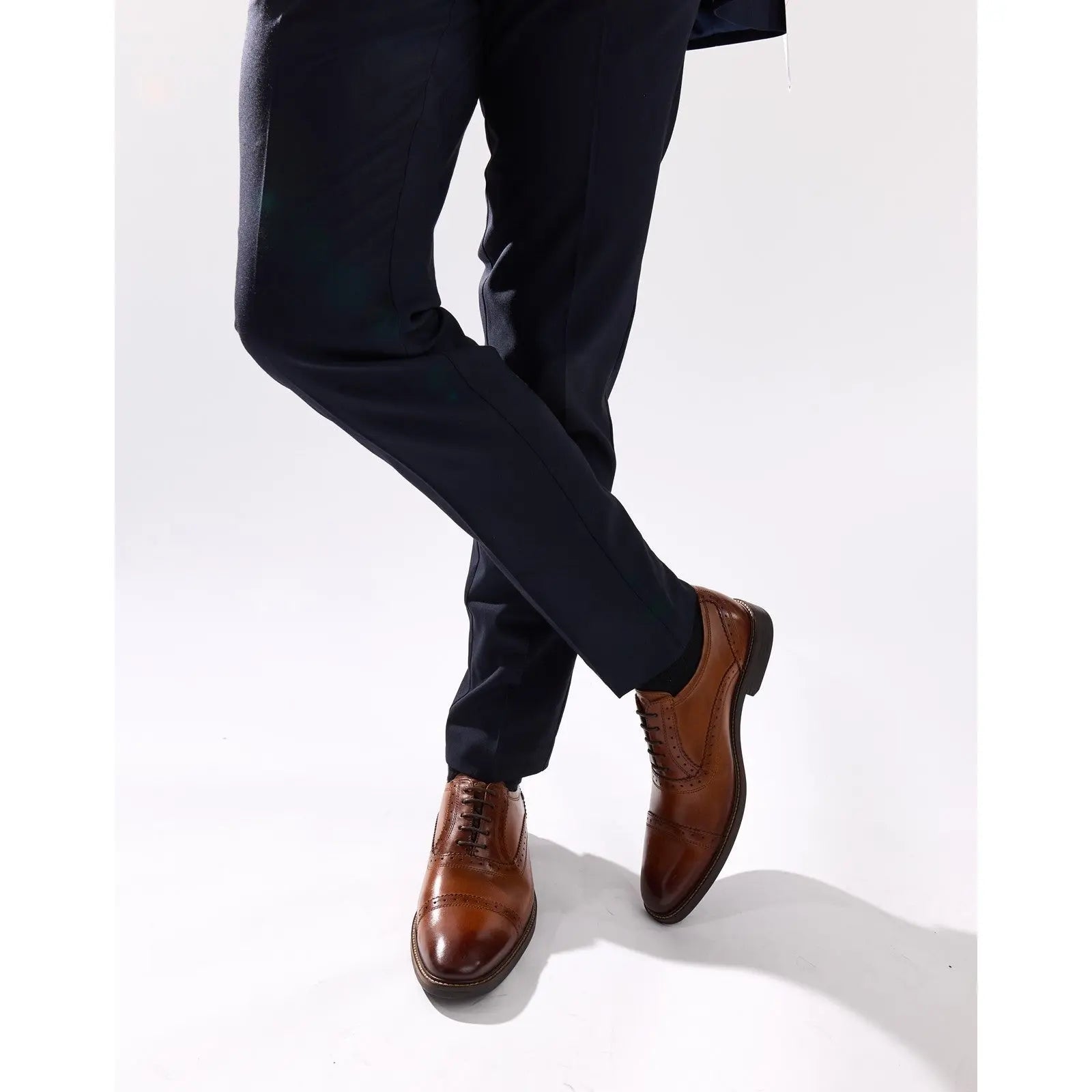 Base London Ascot Toe Cap Oxford Shoe