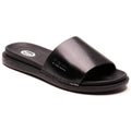 Base London Albany Slide Sandal - Black