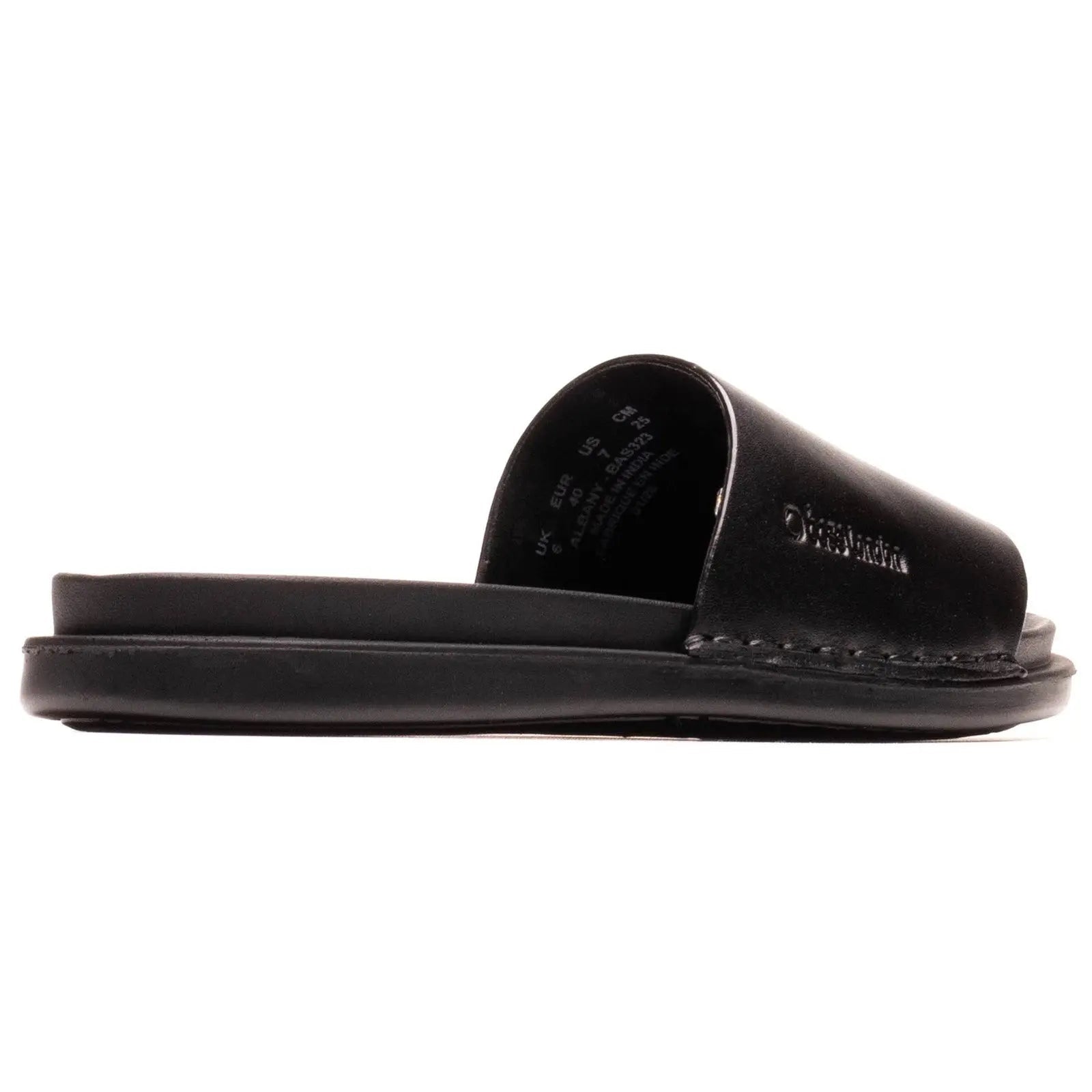 Base London Albany Slide Sandal - Black