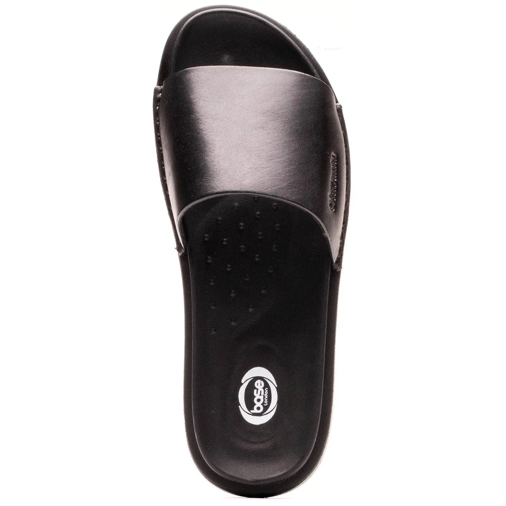 Base London Albany Slide Sandal - Black