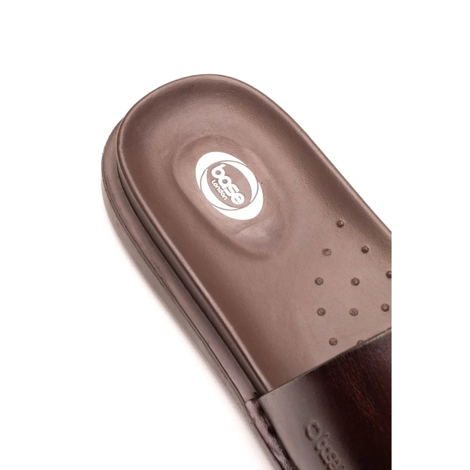 Base London Albany Slide Sandal - Brown