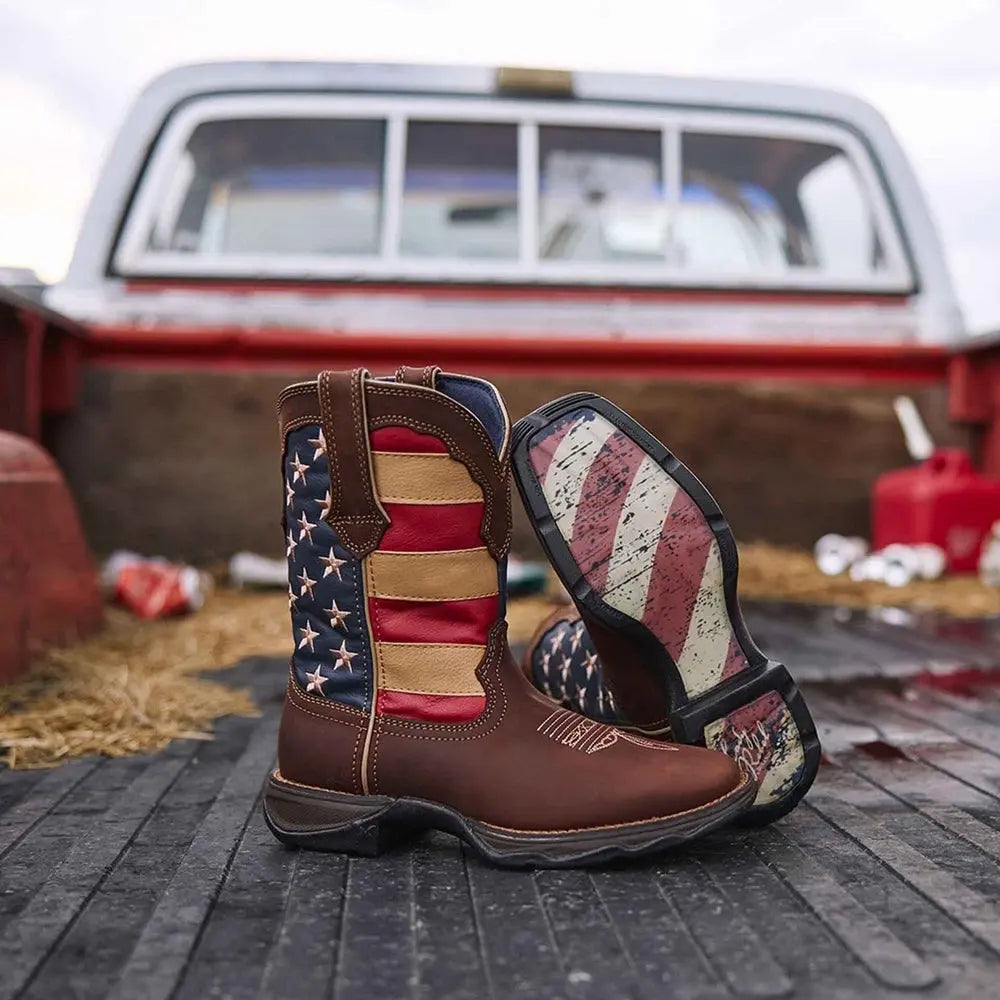 Rebel by Durango Patriotic Pull-On Western Flag Boot