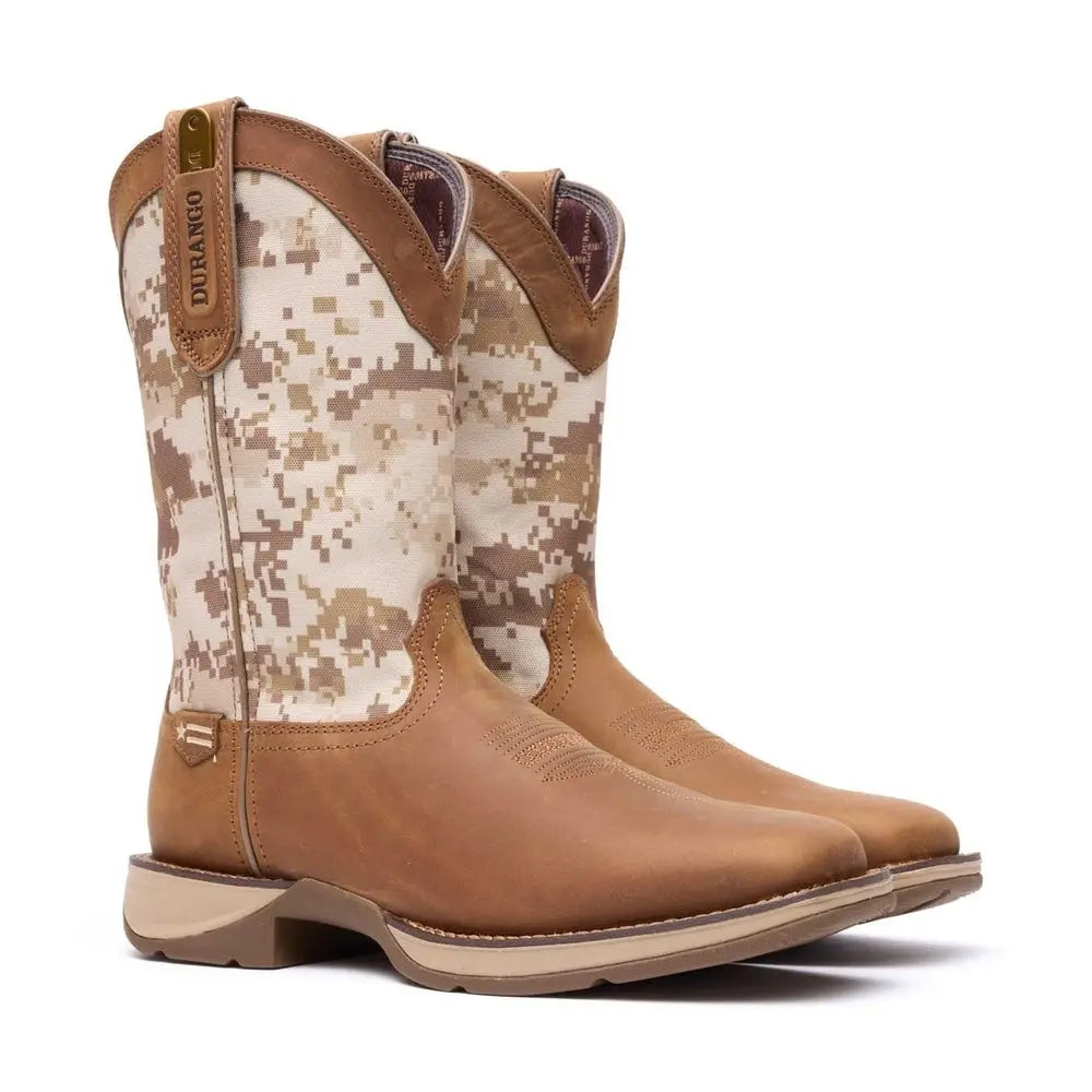 Rebel by Durango Desert Camo Pull-on Western Boot